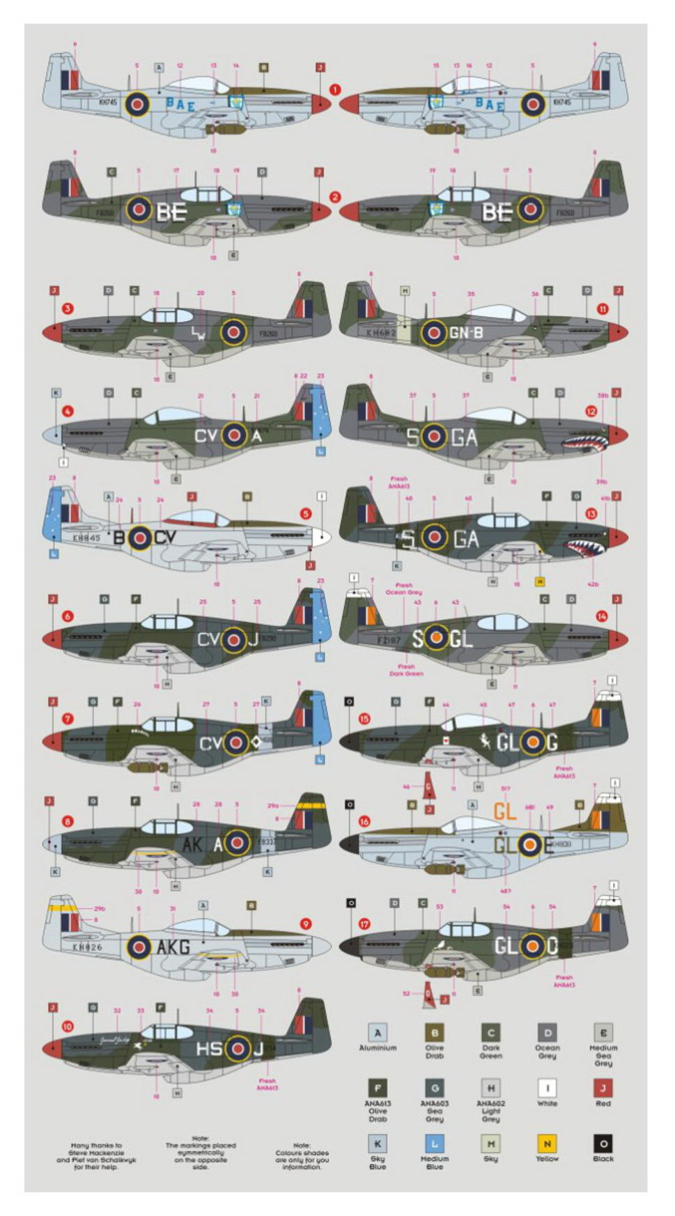 DK Decals DKD72099 1:72 DAF Mustangs