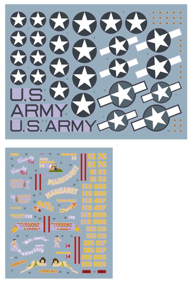 DK Decals DKD72100 1:72 Early Strafers