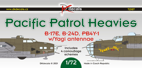 DK Decals DKD72107 1:72 Pacific Patrol Heavies