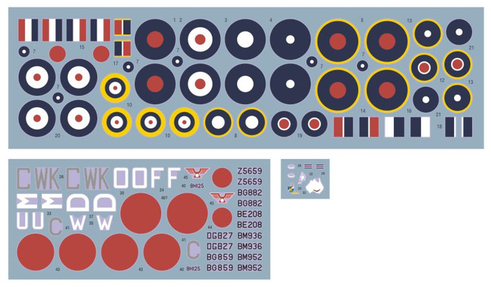 DK Decals DKD72119 1:72 Hawker Hurricane Mk.IIB in the Far East, Pt.2 1