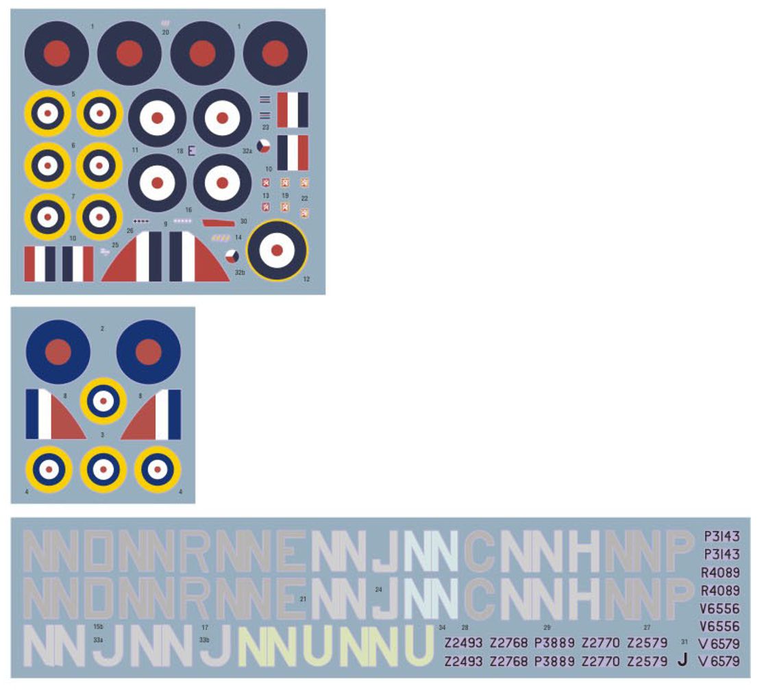 DK Decals DKD72121 1:72 No.310 Sq