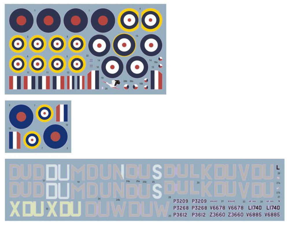 DK Decals DKD72122 1:72 No.312 Sq