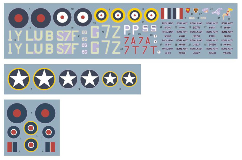 DK Decals DKD72125 1:72 Hawker Sea Hurricane 1