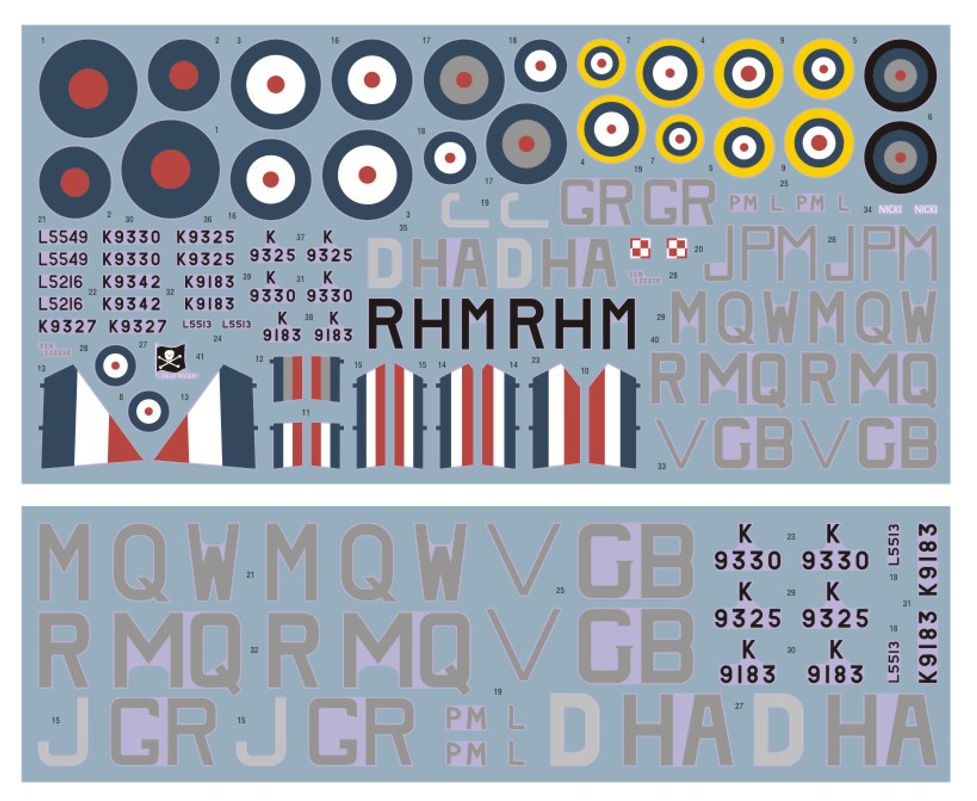 DK Decals DKD72136 1:72 Fairey Battle Mk.I 1