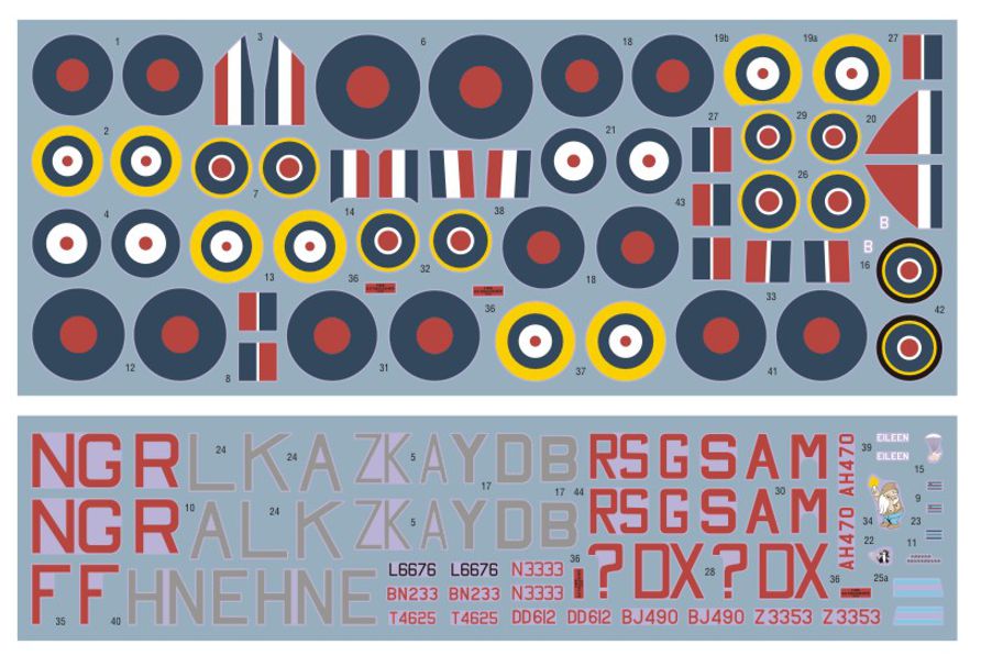 DK Decals DKD72137 1:72 RAF Night Fighters 1