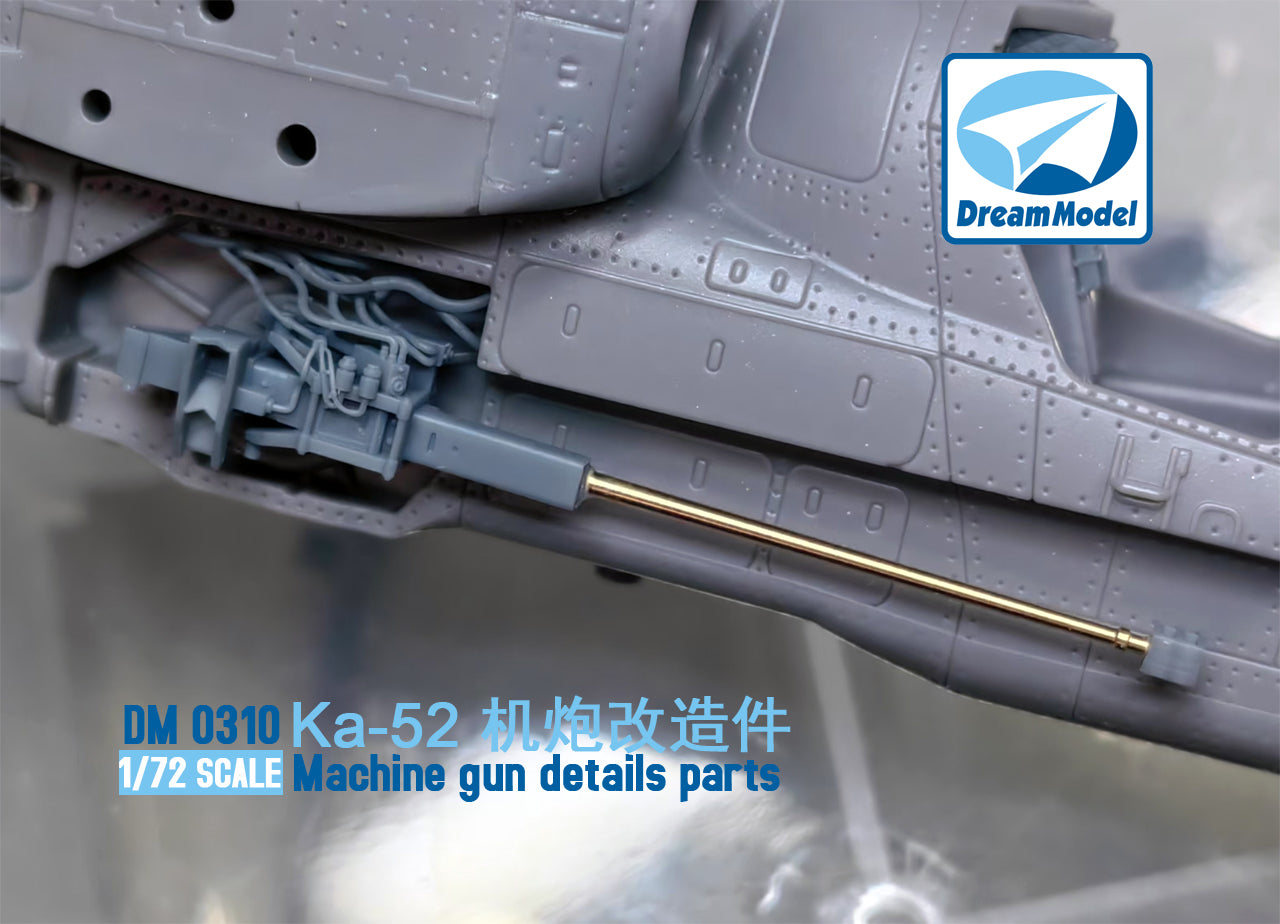 Dream Model DM0310 1:72 Kamov Ka-52 "Alligator" Machine gun details parts