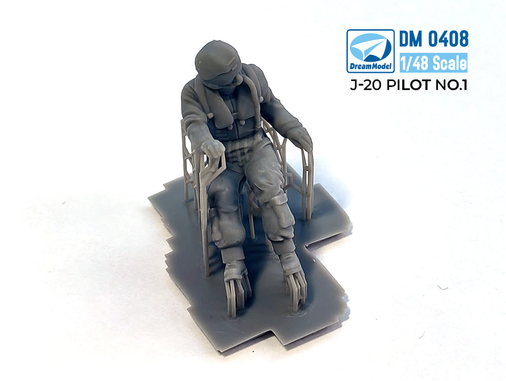 Dream Model DM0408 1:48 PLAAF Pilots for Chengdu J-20 NO.1 3D-Printed