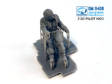 Dream Model DM0408 1:48 PLAAF Pilots for Chengdu J-20 NO.1 3D-Printed