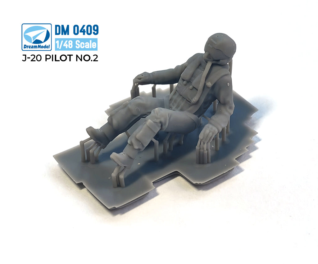 Dream Model DM0409 1:48 PLAAF Pilots for Chengdu J-20 NO.1 3D-Printed