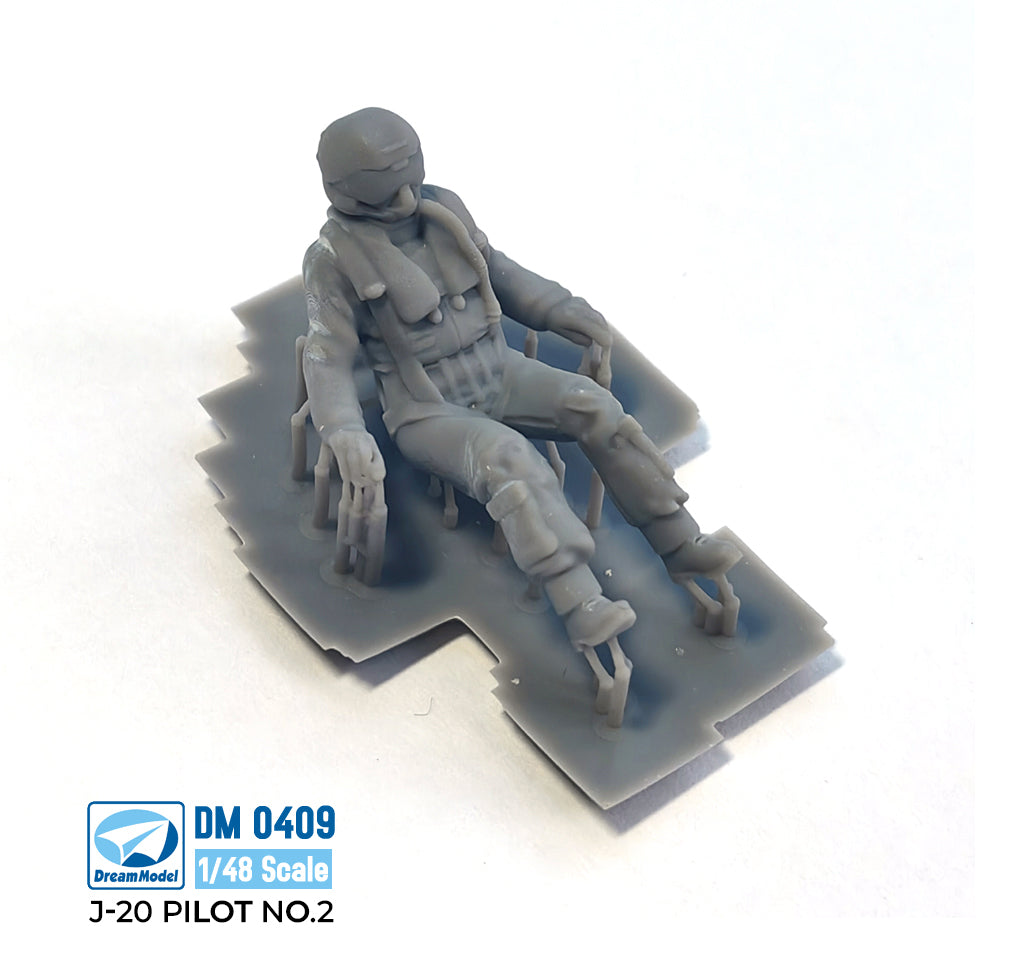 Dream Model DM0409 1:48 PLAAF Pilots for Chengdu J-20 NO.1 3D-Printed