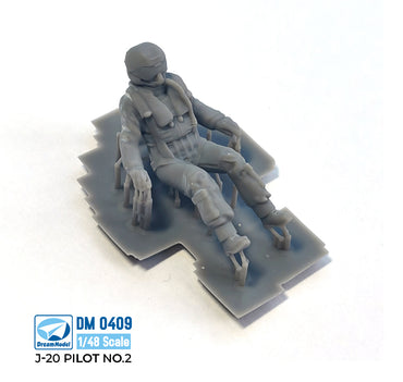 Dream Model DM0409 1:48 PLAAF Pilots for Chengdu J-20 NO.1 3D-Printed