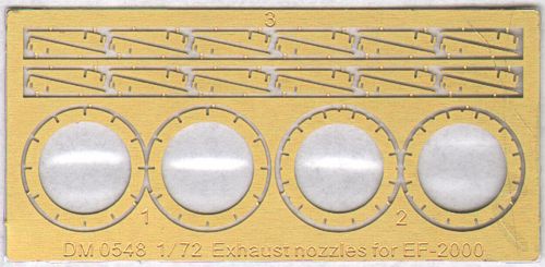Dream Model DM0548 1:72 Exhaust nozzles for Eurofighter EF-2000A Typhoon