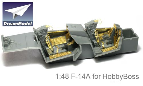 Dream Model DM2014 1:48 Grumman F-14A Tomcat cockpit and details set