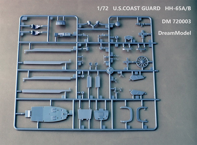 Dream Model DM720003 1:72 HH-65A/B U.S.COAST GUARD HELICOPTER PLASTIC+PE+RESIN