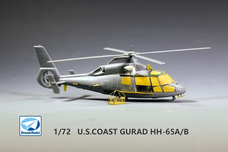 Dream Model DM720003 1:72 HH-65A/B U.S.COAST GUARD HELICOPTER PLASTIC+PE+RESIN