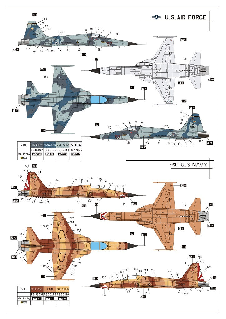 Dream Model DM720013 1:72 Northrop F-5E Tiger II
