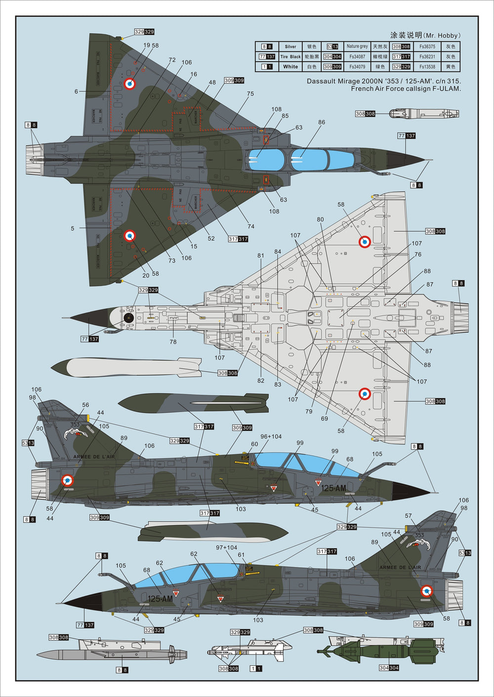 Dream Model DM720021 1:72 Dassault_Mirage 2000N