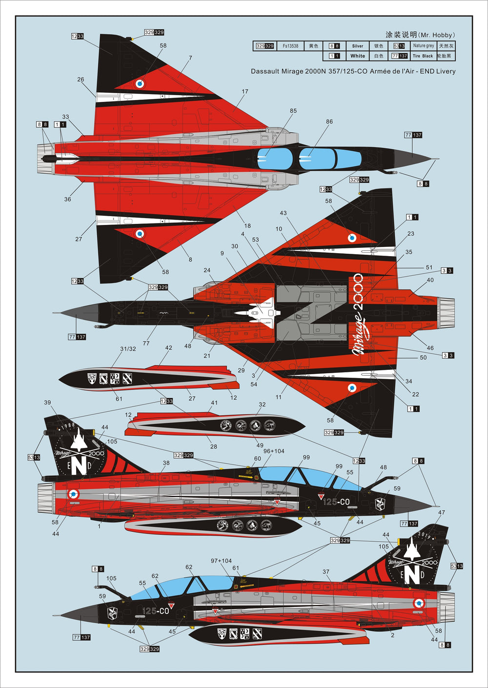 Dream Model DM720021 1:72 Dassault_Mirage 2000N