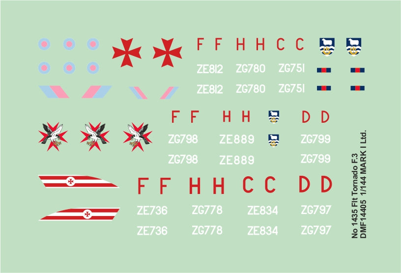 Mark I Decals DMF14405 1:144 No.1435 Flt