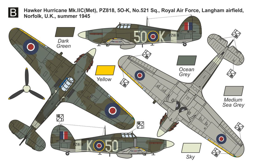 Mark I DMF14419 1:144 Unarmed Hawker Hurricane Mk.I G-AFKX