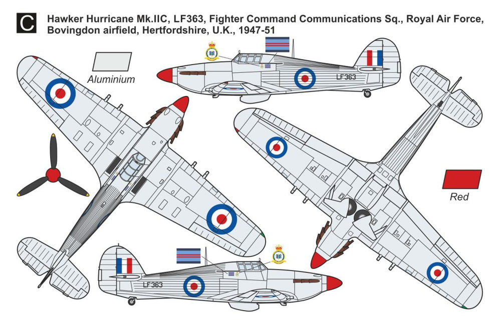 Mark I DMF14419 1:144 Unarmed Hawker Hurricane Mk.I G-AFKX