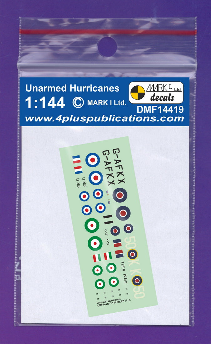 Mark I DMF14419 1:144 Unarmed Hawker Hurricane Mk.I G-AFKX