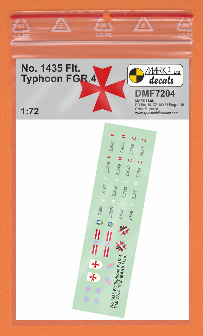 Mark I Decals DMF7204 1:72 No.1435 Flt