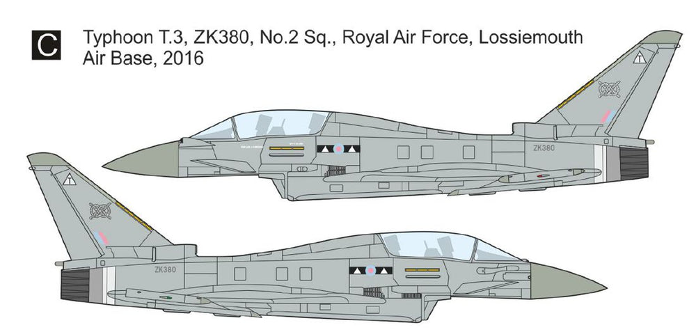Mark I DMF7207 1:72 Typhoon T.3 RAF Decal Set