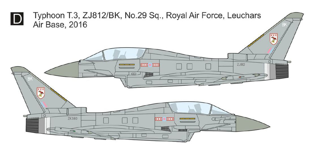 Mark I DMF7207 1:72 Typhoon T.3 RAF Decal Set