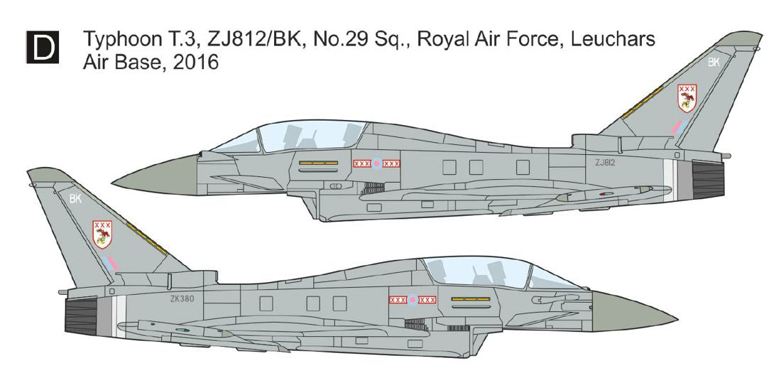 Mark I DMF7207 1:72 Typhoon T.3 RAF Decal Set