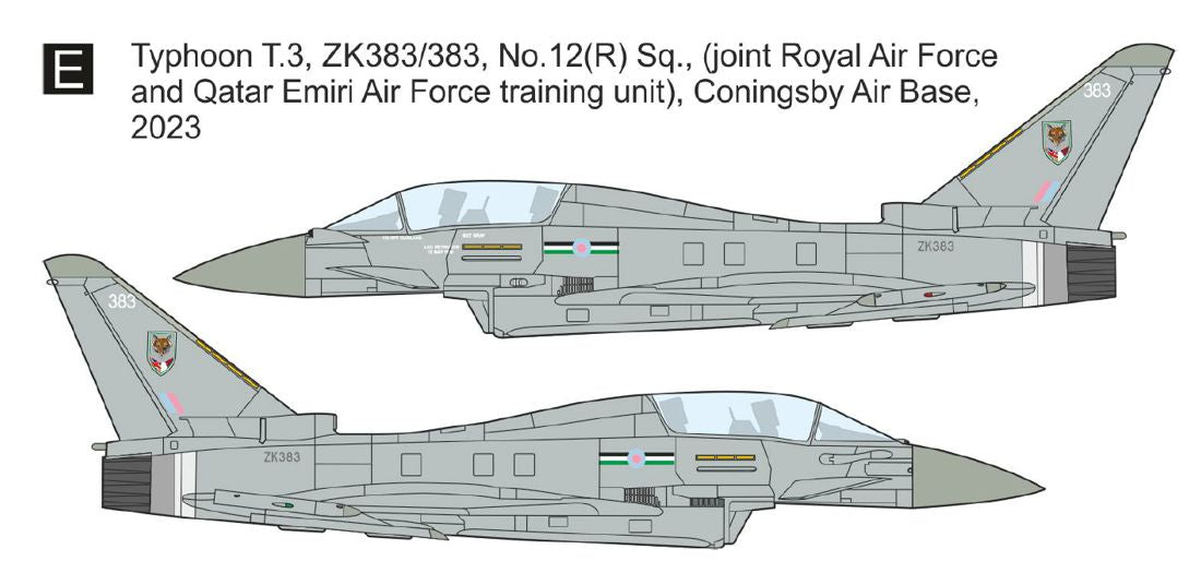 Mark I DMF7207 1:72 Typhoon T.3 RAF Decal Set