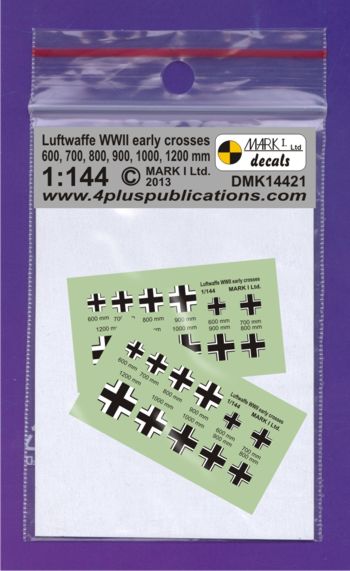 Mark I Decals DMK14421 1:144 Luftwaffe/German Crosses