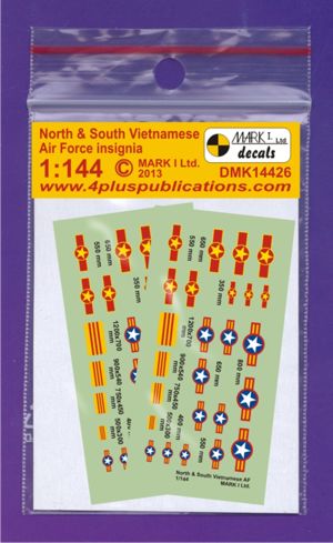 Mark I Decals DMK14426 1:144 North and South Vietnam Air Force Insignia