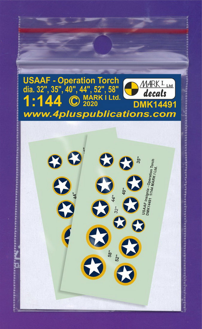 Mark I Decals DMK14491 1:144 USAAF insignia