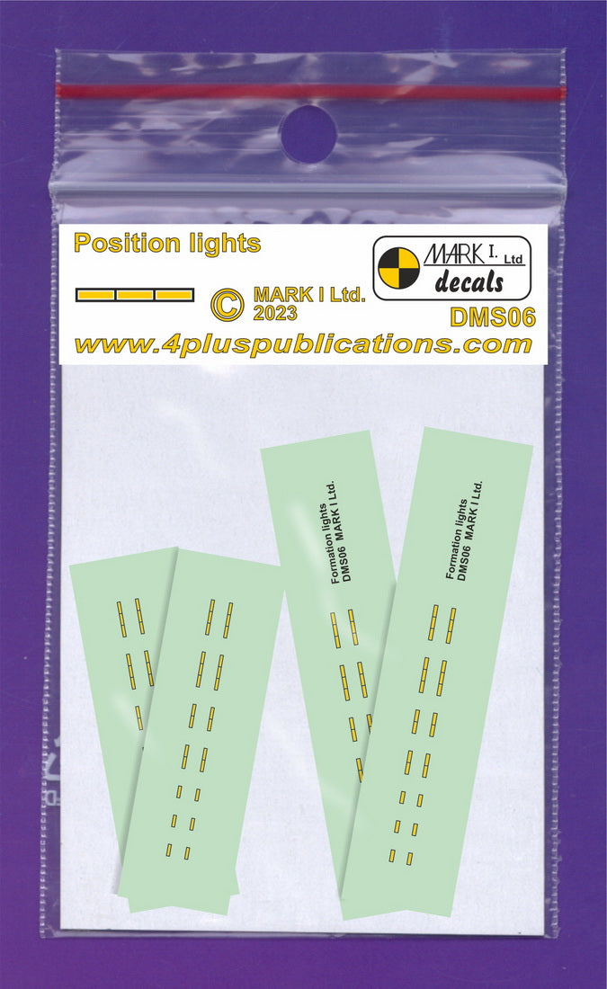 Mark I Decals DMS06 Formation-keeping lights