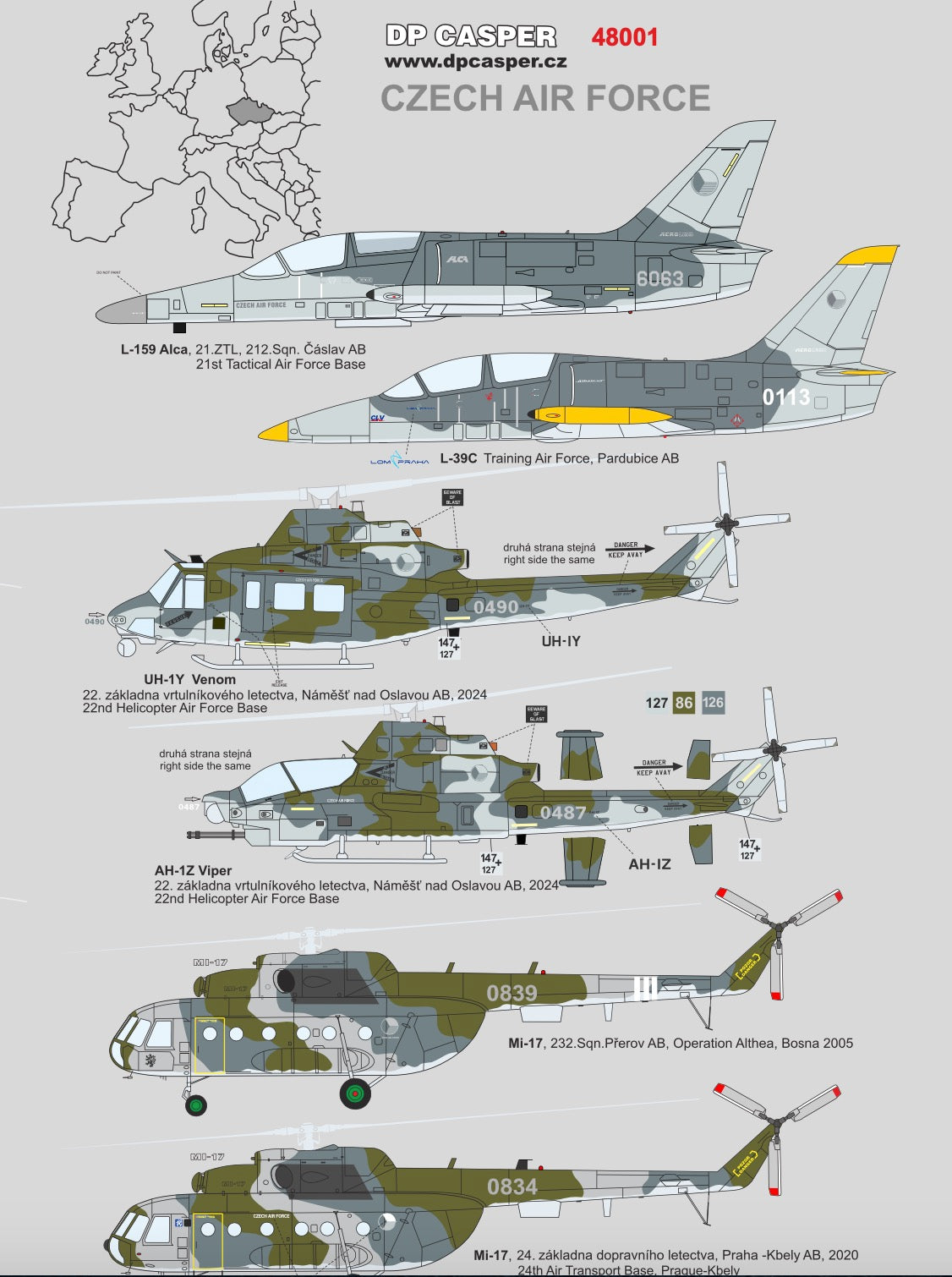 DP Casper. DPC48001 1:48 Czech Air Force