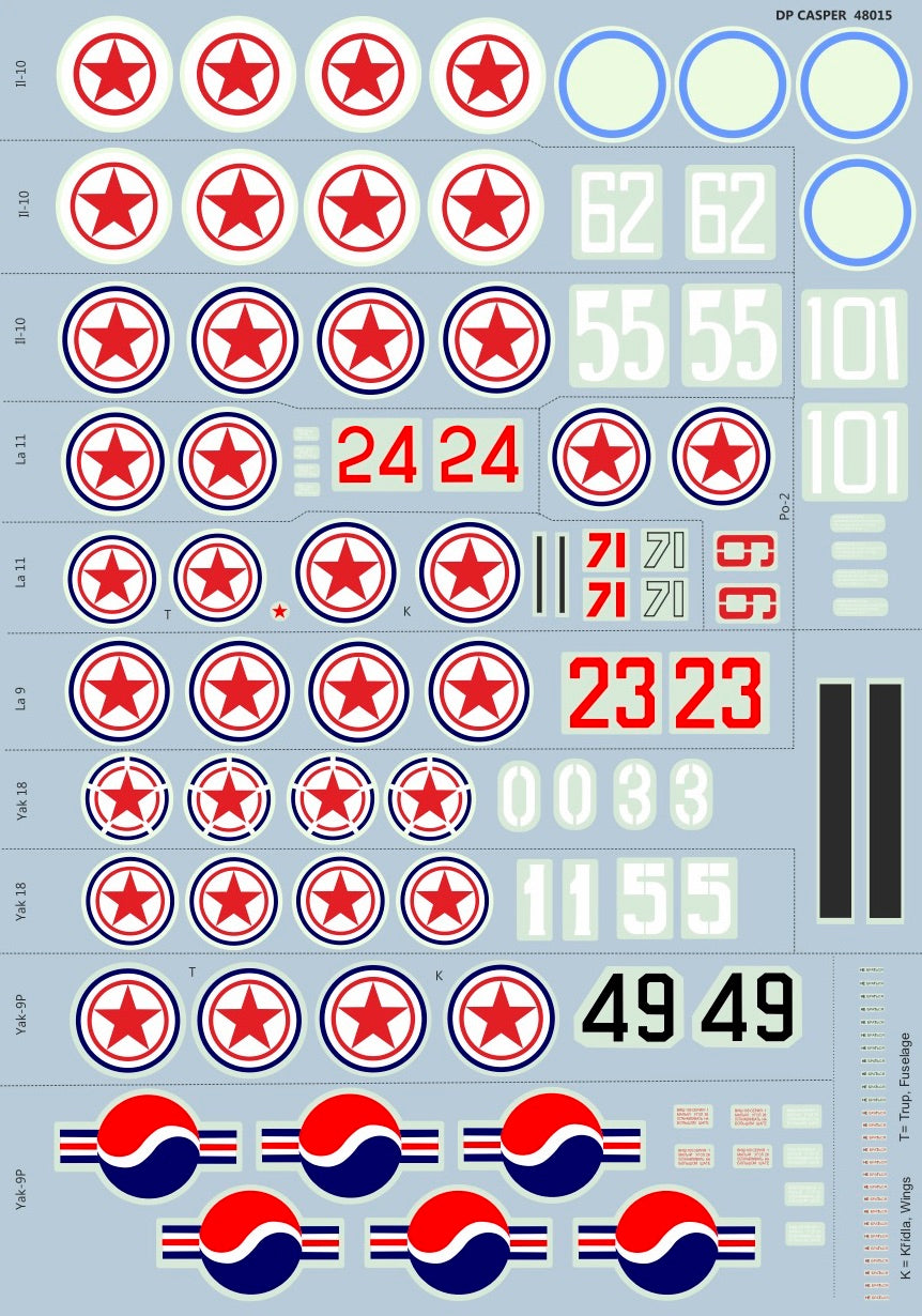 DP Casper. DPC48015 1:48 North Korean Air Force