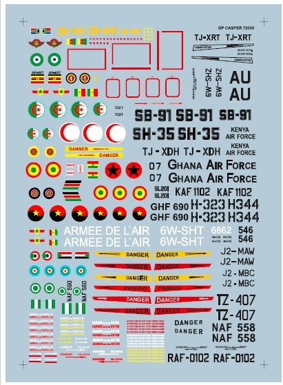 DP Casper. DPC72030 1:72 Mil Helicopters In Africa