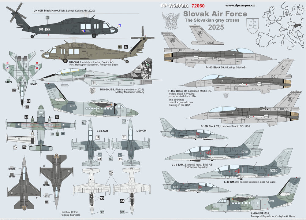 DP Casper. DPC72060 1:72 Slovak Air Force