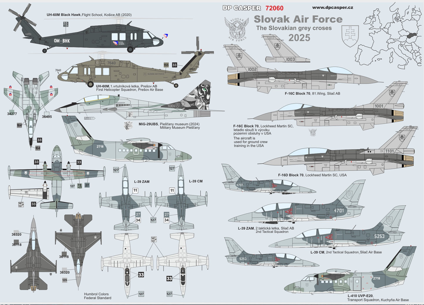 DP Casper. DPC72060 1:72 Slovak Air Force