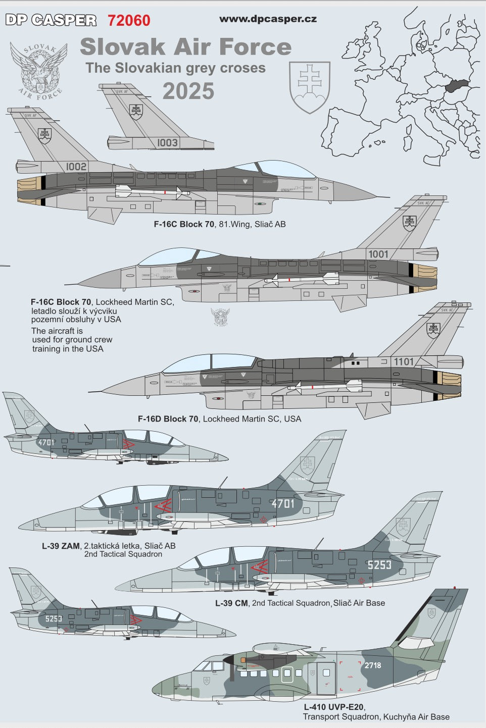 DP Casper. DPC72060 1:72 Slovak Air Force