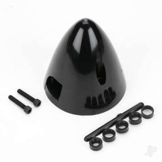 Dubro 1-1/2in Spinner, Black (1 pc per package) 261