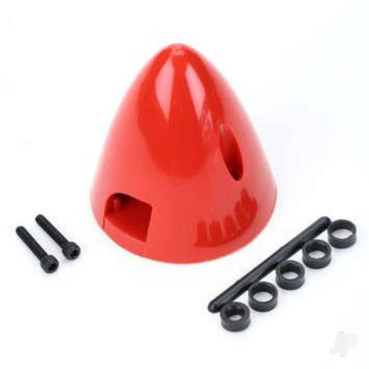 Dubro 1-1/2in Spinner, Red (1 pc per package) 262