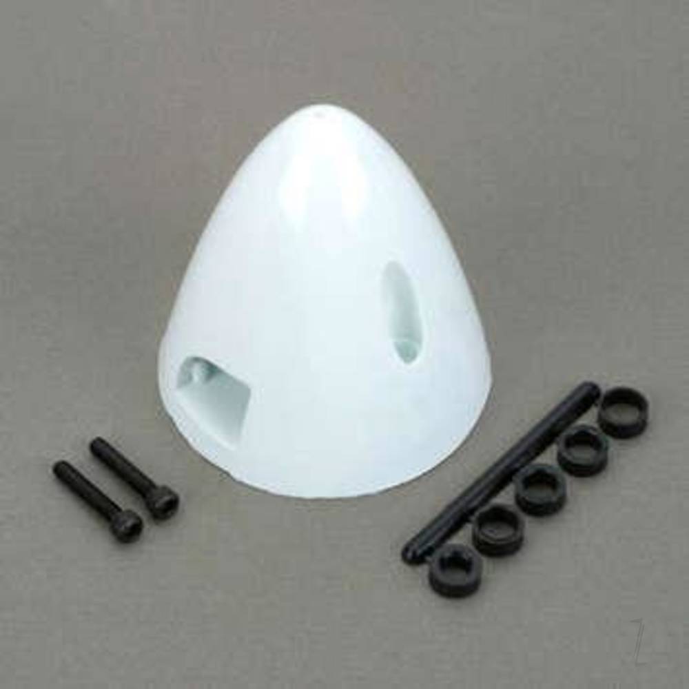 Dubro 1-3/4in Spinner, White (1 pc per package) 266