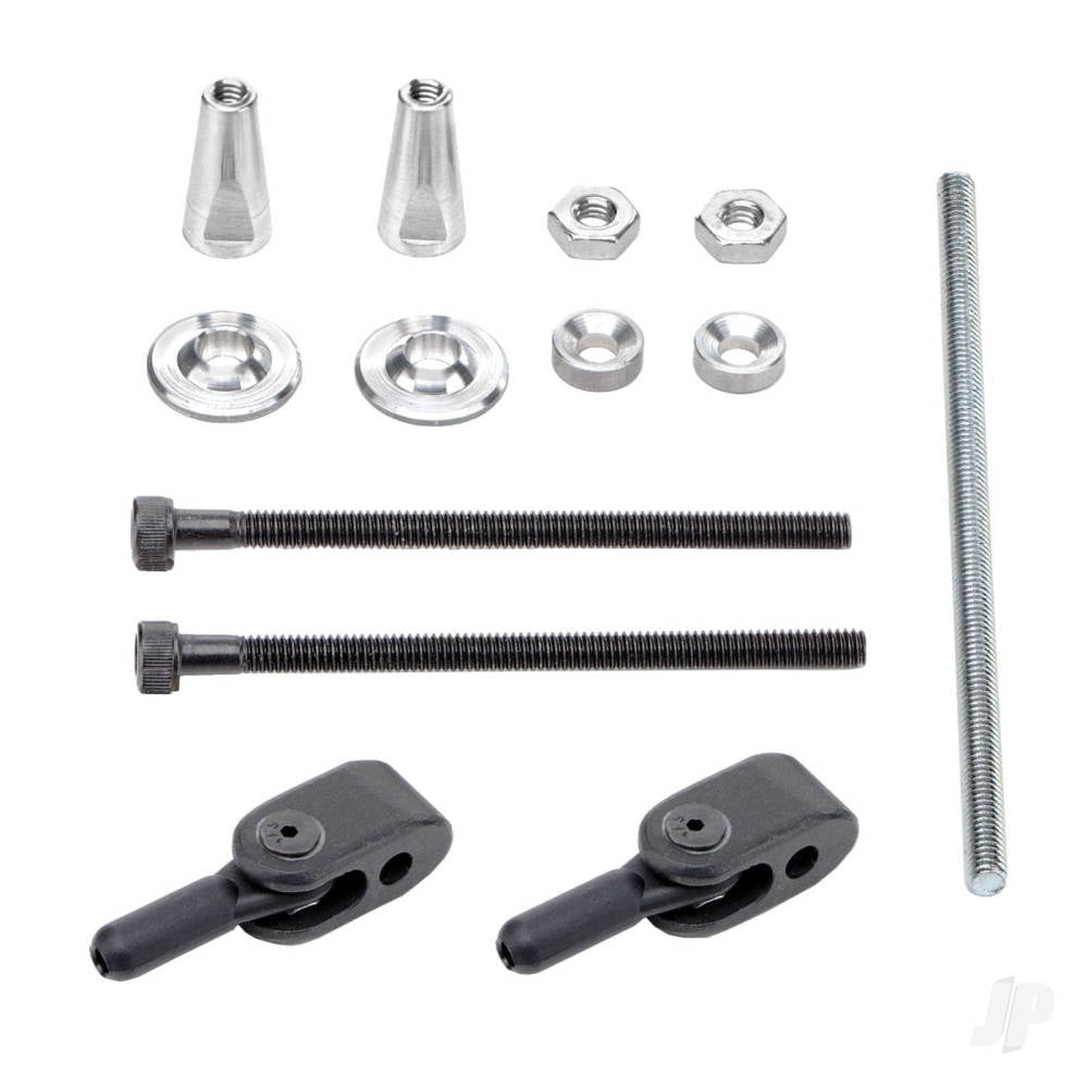 Dubro 8-32 Heavy Duty Clevis Horn System (1 set per package) 3355