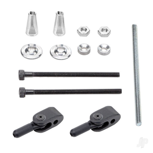 Dubro 10-32 Heavy Duty Clevis Horn System (1 set per package) 3356