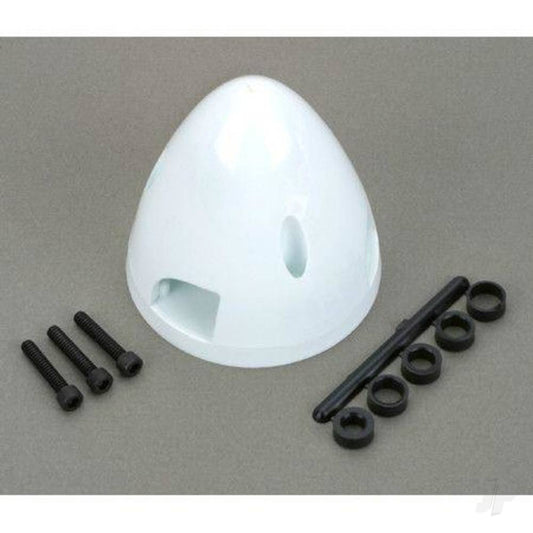 Dubro 2in Three Blade Spinner White (1 pc per package) 541