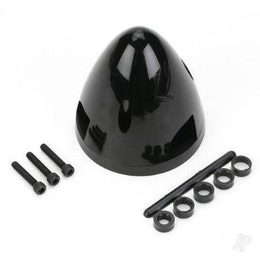 Dubro 2in Three Blade Spinner Black (1 pc per package) 542
