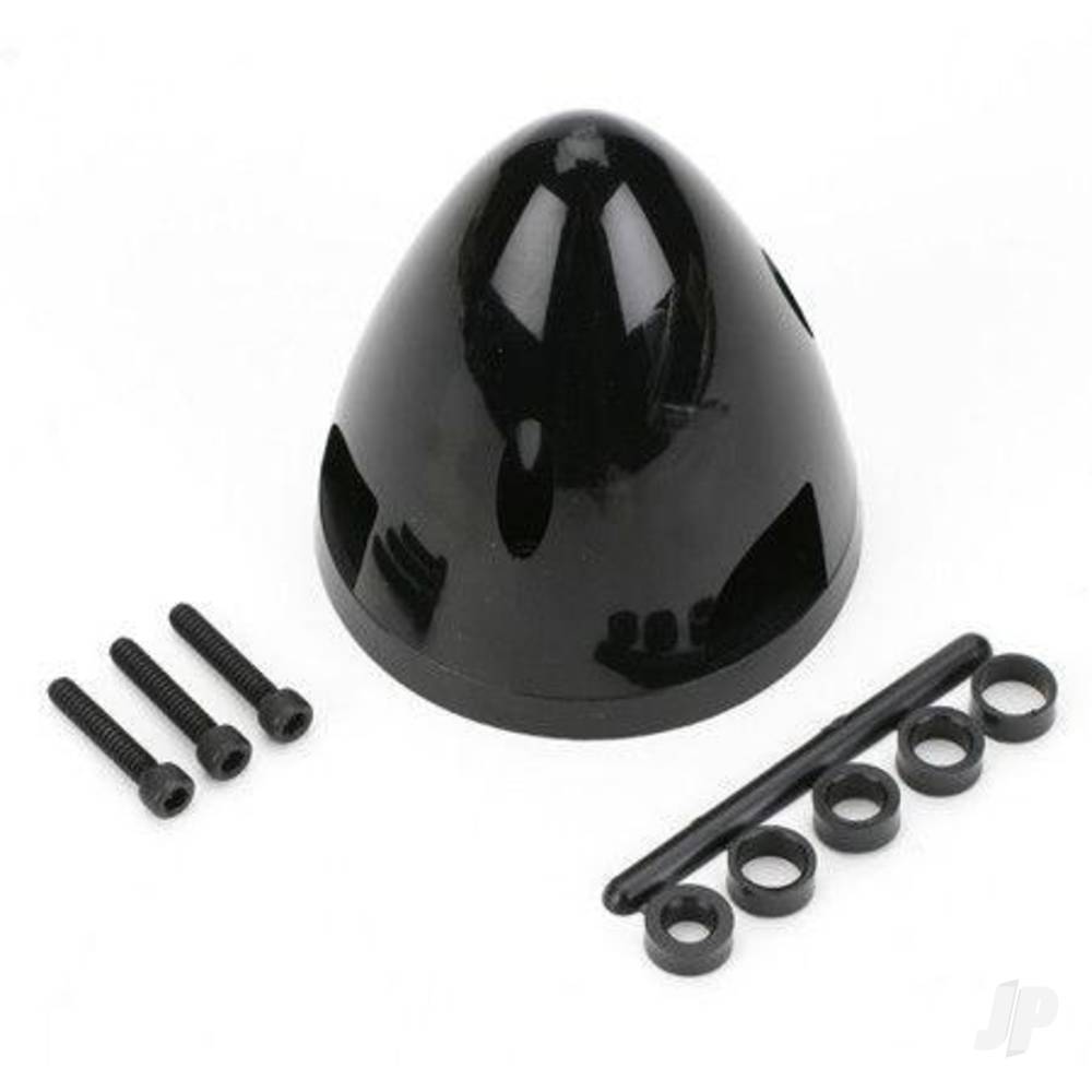 Dubro 2-1/2in Three Blade Spinner Black (1 pc per package) 546