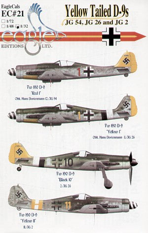 Eagle Cal EAG32021 1:32 Focke-Wulf Fw-190D-9 Yellow Tailed